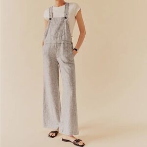 Reformation Gemma Linen Overalls